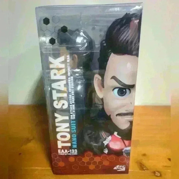 EAA133 Tony Stark Nano Suit SDCC 2020 Beast Kingdom LE 1576/2000 Egg Attack - Picture 5 of 6